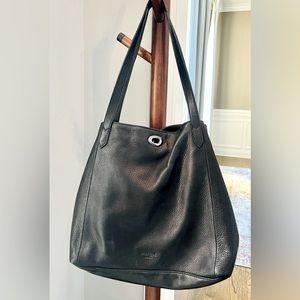 Margot black leather bag, brand new, excellent condition